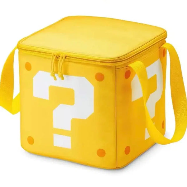 [BUNJANG] Super Mario Question Block Cooler Bag / 슈퍼 마리오 물음표 블록 보냉백 (미사용품)