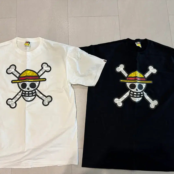 [BUNJANG] BAPE x One Piece Limited Edition T-Shirt / 베이프 x 원피스 한정판 반팔티셔츠