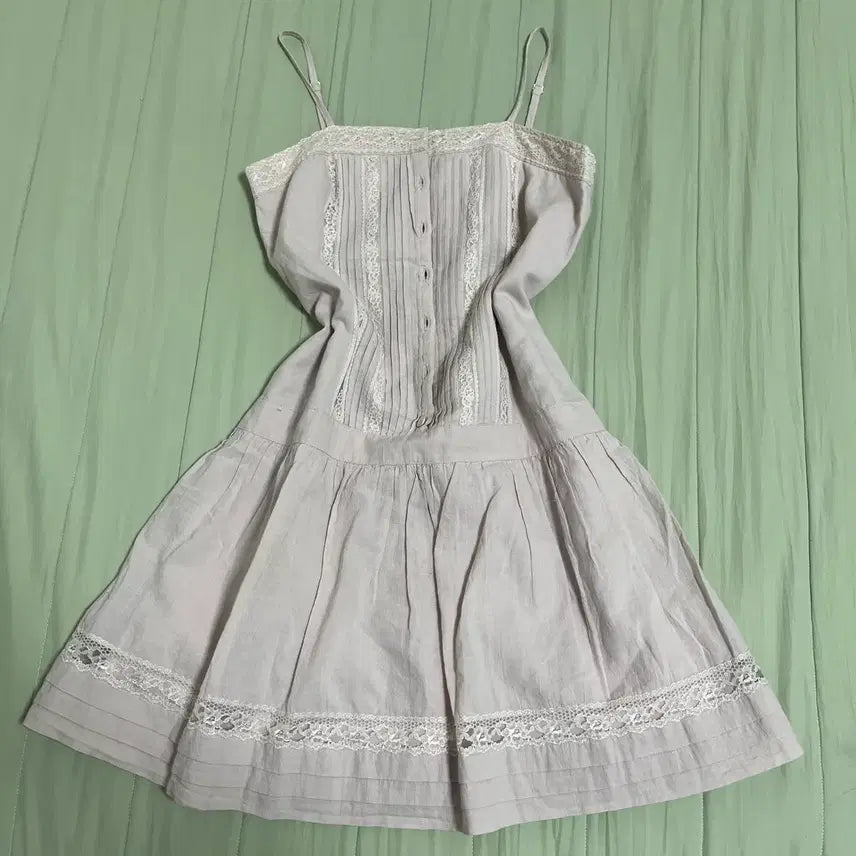[BUNJANG] Vintage Rest Rose Hime Gyaru Pink Dress / 빈티지 레스트로즈 히메갸루 핑크 원피스