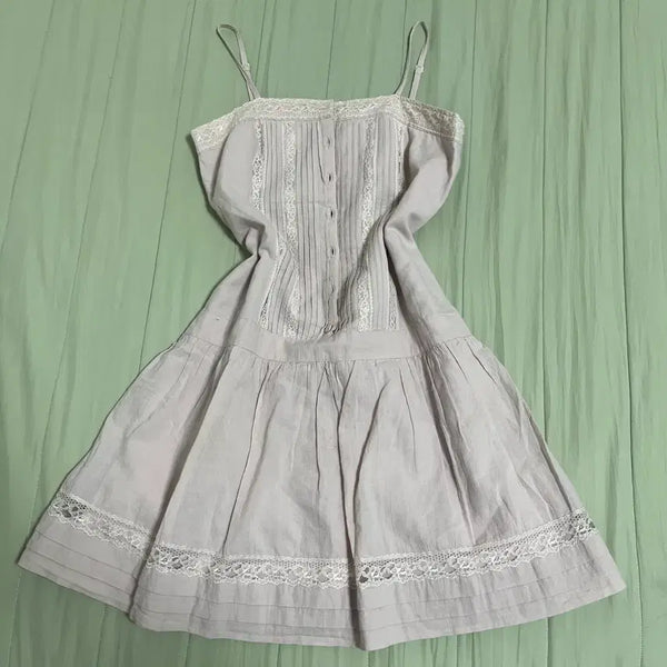 [BUNJANG] Vintage Rest Rose Hime Gyaru Pink Dress / 빈티지 레스트로즈 히메갸루 핑크 원피스