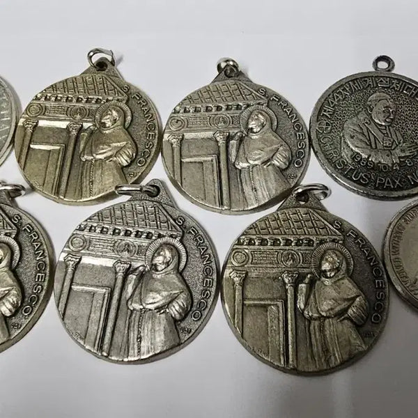[BUNJANG] Vintage St. Francis / Pope Medal / 성 프란체스코 / 교황 빈티지 메달