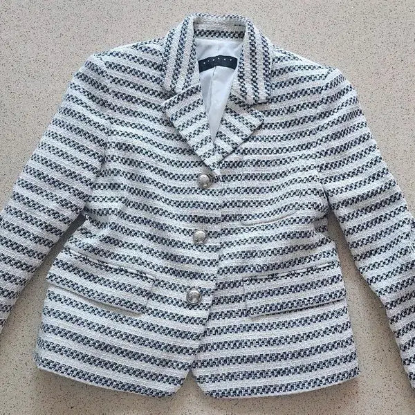 [BUNJANG] SISLEY Women's Tweed Jacket Size 42 / 시슬리 트위드 자켓