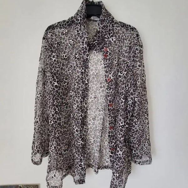 [BUNJANG] Leopard Print Resort Shirt / 휴양지 셔츠