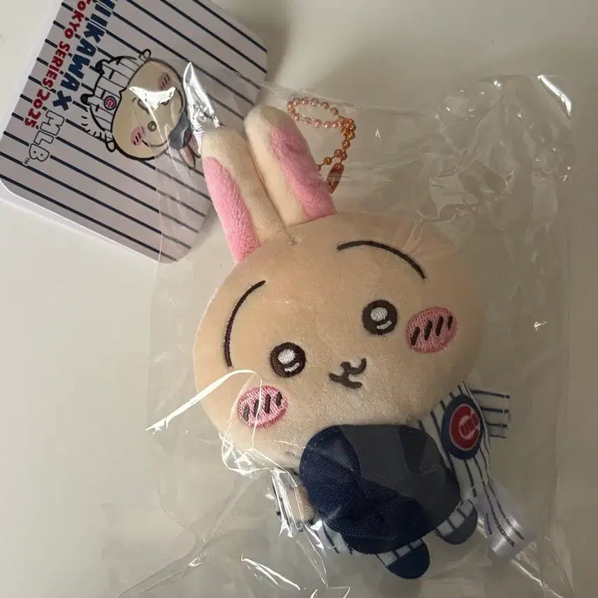 [BUNJANG] Chiikawa MLB Tokyo Series 2025 Usagi Mascot Doll / 치이카와 MLB 도쿄 시리즈 2025 마스코트 인형 우사기