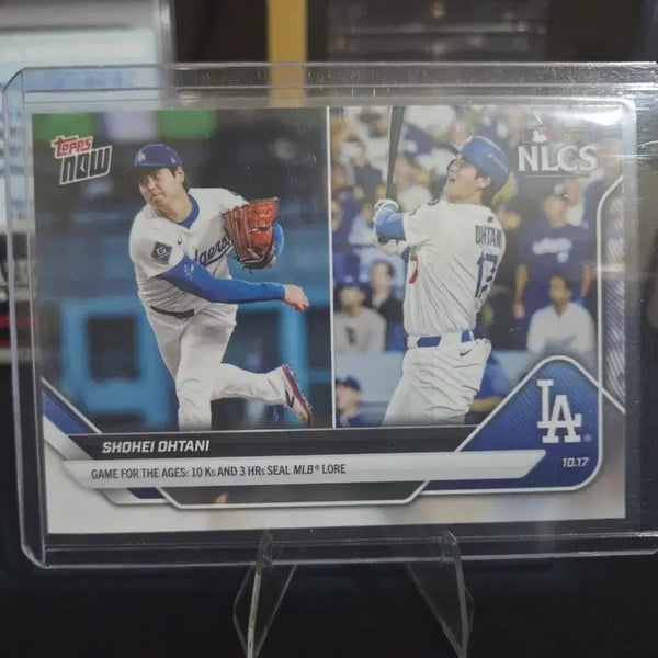 [BUNJANG] Shohei Ohtani Topps NOW Baseball Card (10K+3HR) / 오타니) Topps NOW 오타니 쇼헤이 야구 카드(10k+3hr)