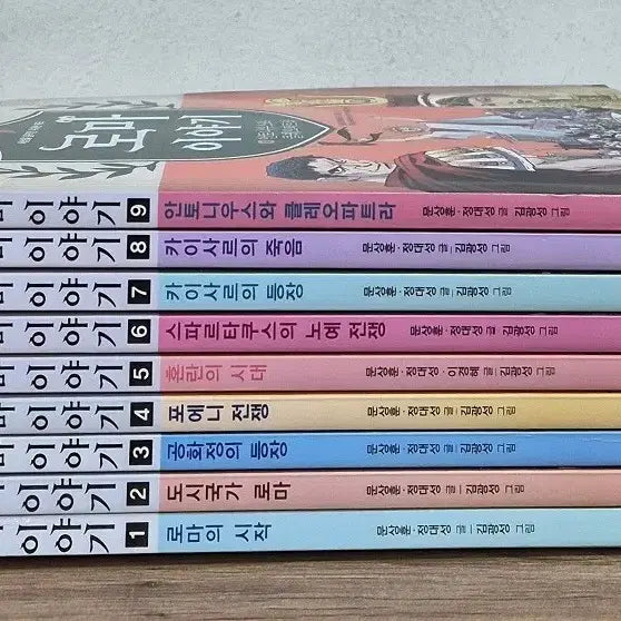 [BUNJANG] Junior KimYoungsa Roman History Complete Set (Volumes 1-9) / 주니어김영사 로마이야기 전집 (1-9권)