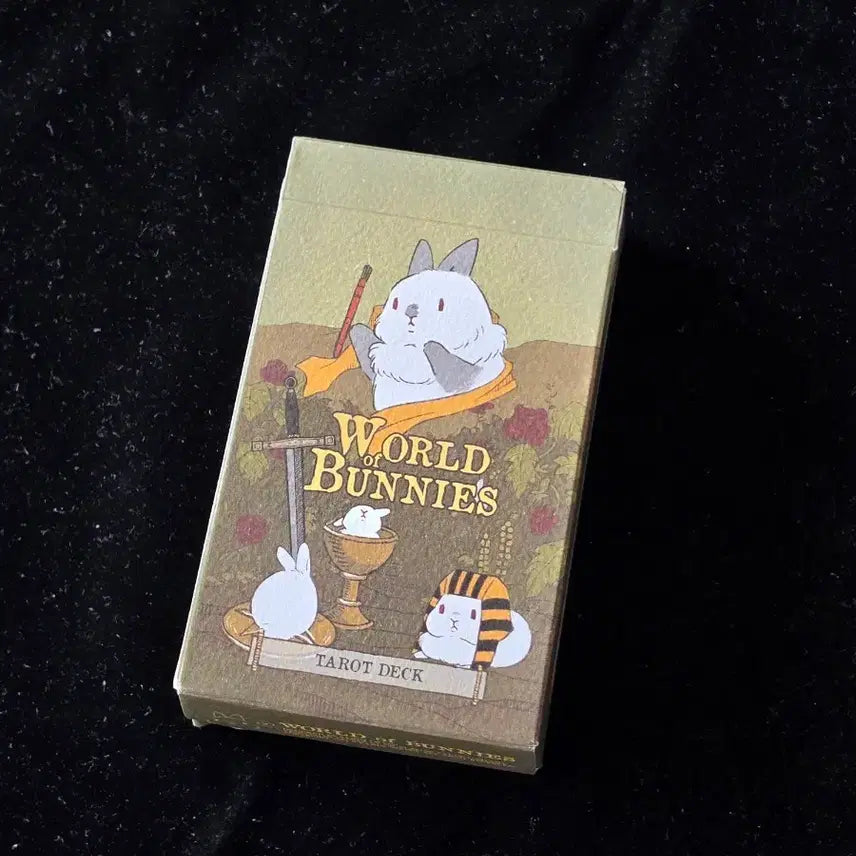 [BUNJANG] World of Bunnies Rabbit Tarot Cards (Green Back Edition) / 월드 오브 버니즈 토끼 타로카드
