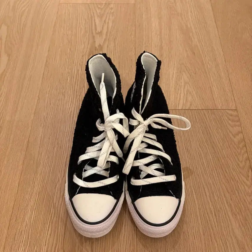 [BUNJANG] Converse High Fuzzy Sneakers / 컨버스 하이 뽀글이