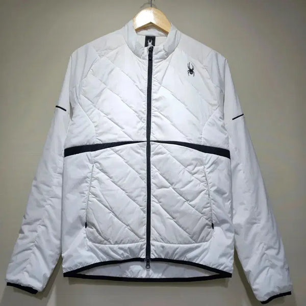 [BUNJANG] Spyder Men's Running Thin Down Jacket Slim Fit Size 100 White / 스파이더 남성 러닝 씬다운 자켓 (100 슬림핏)