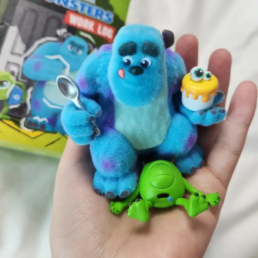 [BUNJANG] Monsters, Inc. Sulley & Mike Random Figure Topt Toy / 몬스터 주식회사 설리반 & 마이크 랜덤 피규어 탑토이