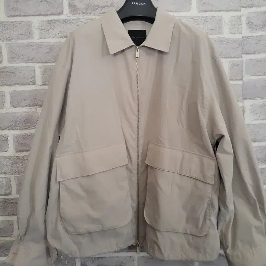 [BUNJANG] SPAO Men's Beige Casual Jacket (Size 100) / 스파오 남성 베이지 케주얼자켓100/알뜰한여우