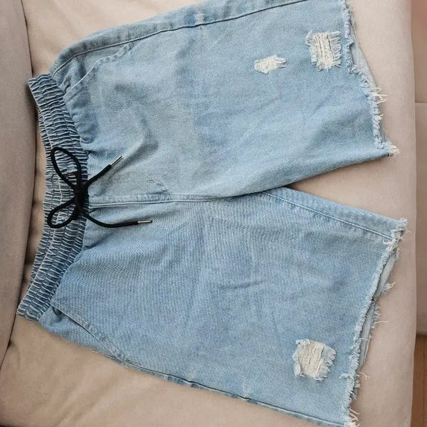 [BUNJANG] Washed Denim Shorts / 워싱 데님 반바지