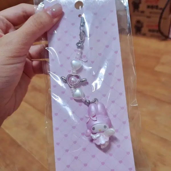 [BUNJANG] Sanrio My Melody Genuine Keyring Phone Strap New / 산리오 정품 마이멜로디 키링 핸드폰줄 새상품
