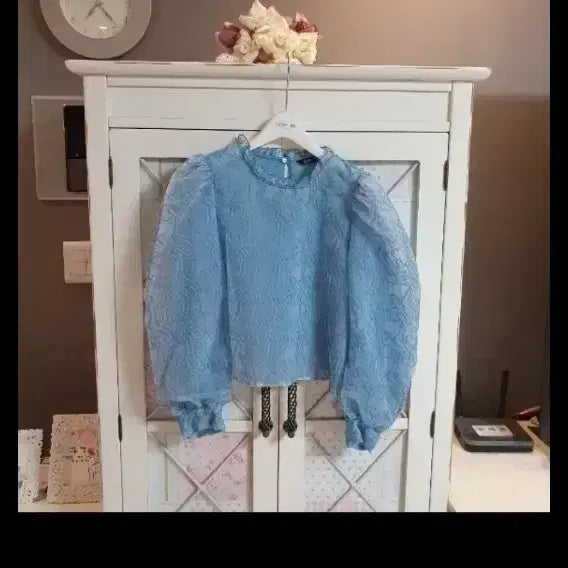 [BUNJANG] ZARA Puff Sleeve Blouse Size 55 / 자라 퍼프소매 블라우스/55