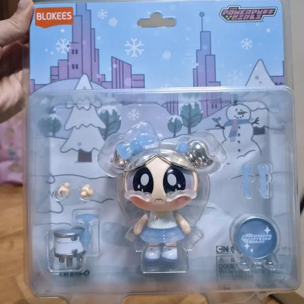 [BUNJANG] Bloxxy Powerpuff Girls Bubbles Christmas Limited Edition Figure (Sealed) / [한정판] 블로키 파워퍼프걸 모쿠 버블 크리스마스 한정판 피규어 새상품