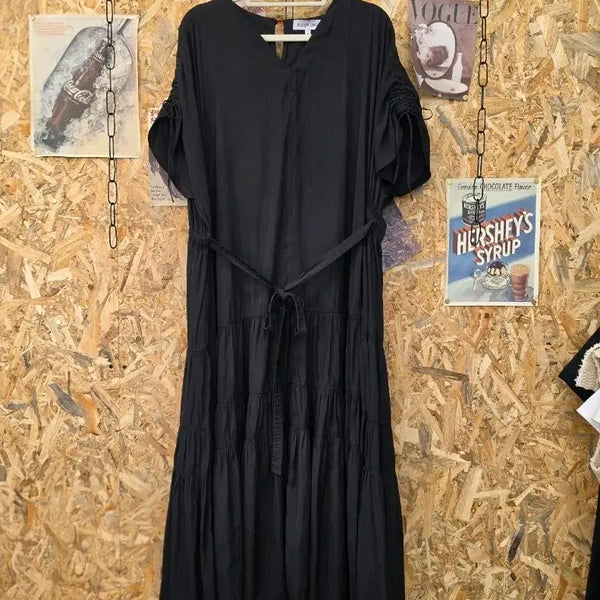 [BUNJANG] Yudonechoi Black Long Dress / 유돈초이 블랙 롱 원피스 Free