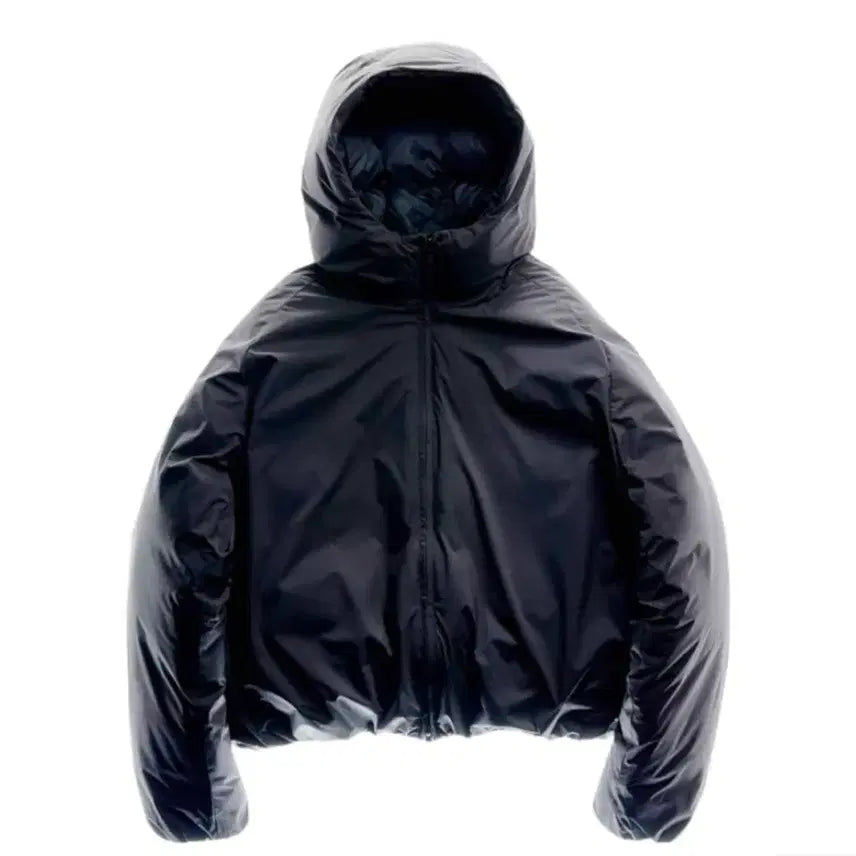 [BUNJANG] UVU Hooded Track Puffer Black / UVU 후드 트랙 퍼퍼 블랙
