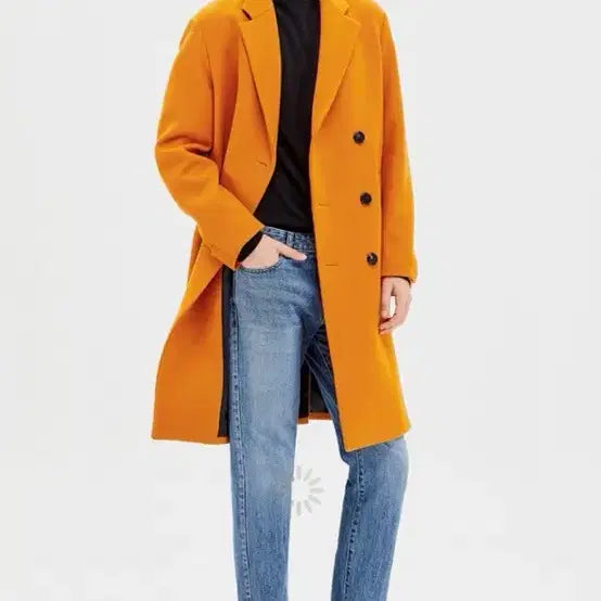 [BUNJANG] System Homme Cashmere Wool Coat / 시스템옴므 포인트 커프스 캐시미어 울코트