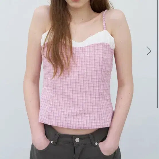 [BUNJANG] Lily Cote V-neck Bustier Top (M) / 릴리코츠 핀 뷔스티에 탑 (m)