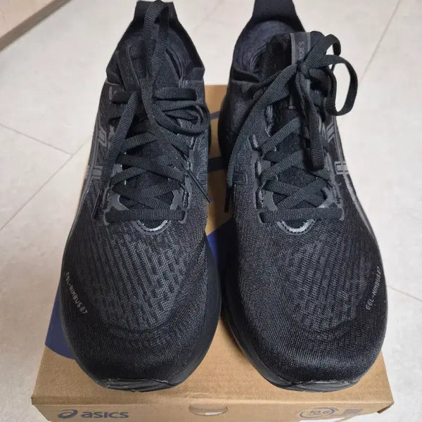 [BUNJANG] Asics Gel Nimbus 27 Black Running Shoes / 아식스 젤 님버스 27 블랙