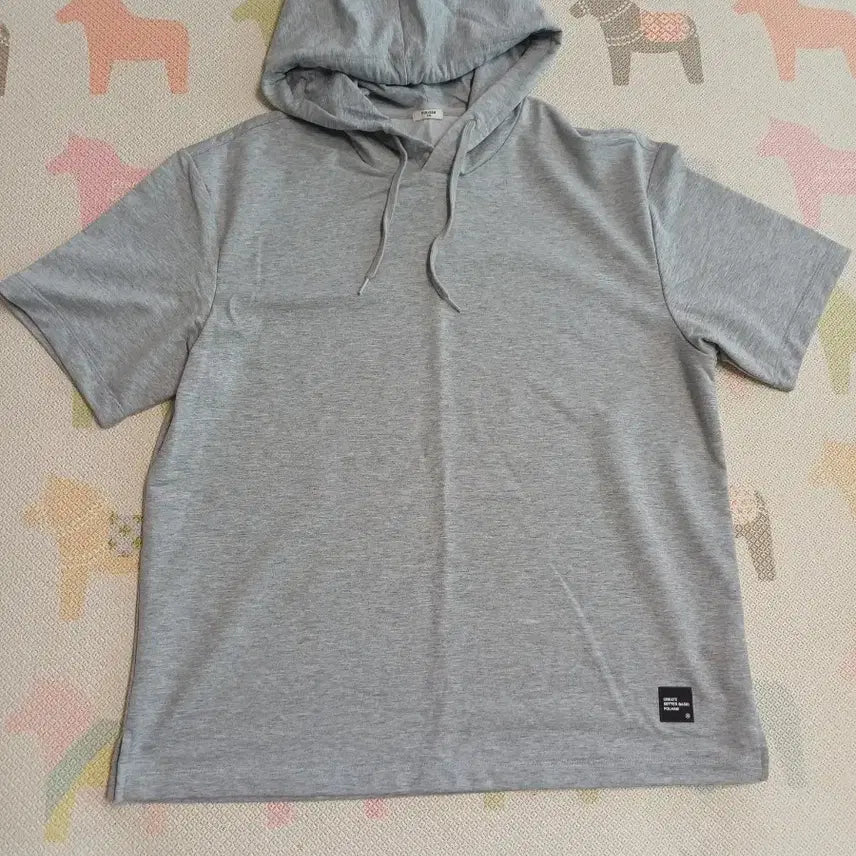 [BUNJANG] Polham Short Sleeve Hoodie Gray 2XL / 폴햄 반팔 후드티 그레이 2XL