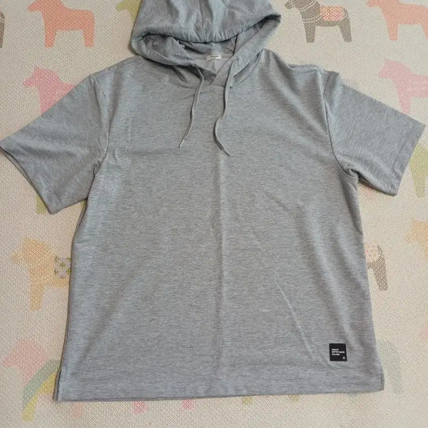 [BUNJANG] Polham Short Sleeve Hoodie Gray 2XL / 폴햄 반팔 후드티 그레이 2XL