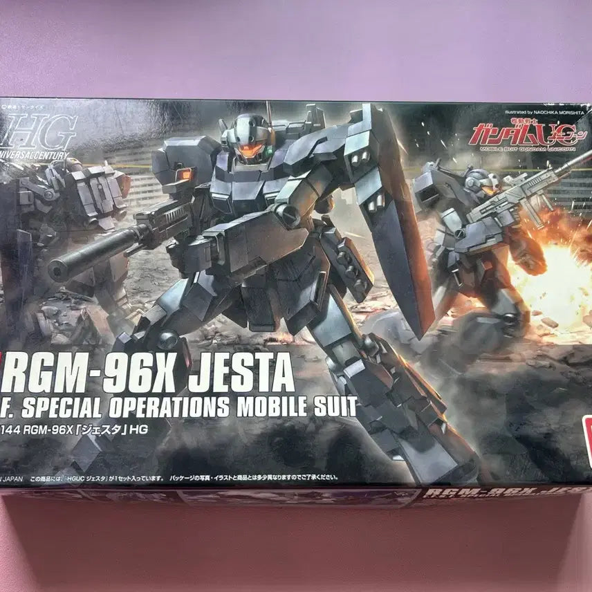 [BUNJANG] Bandai HG 1/144 Jesta Gundam Plamodel - Pre-assembled for Painting / 반다이 HG 1/144 제스타 건담 프라모델 도색용 가조립