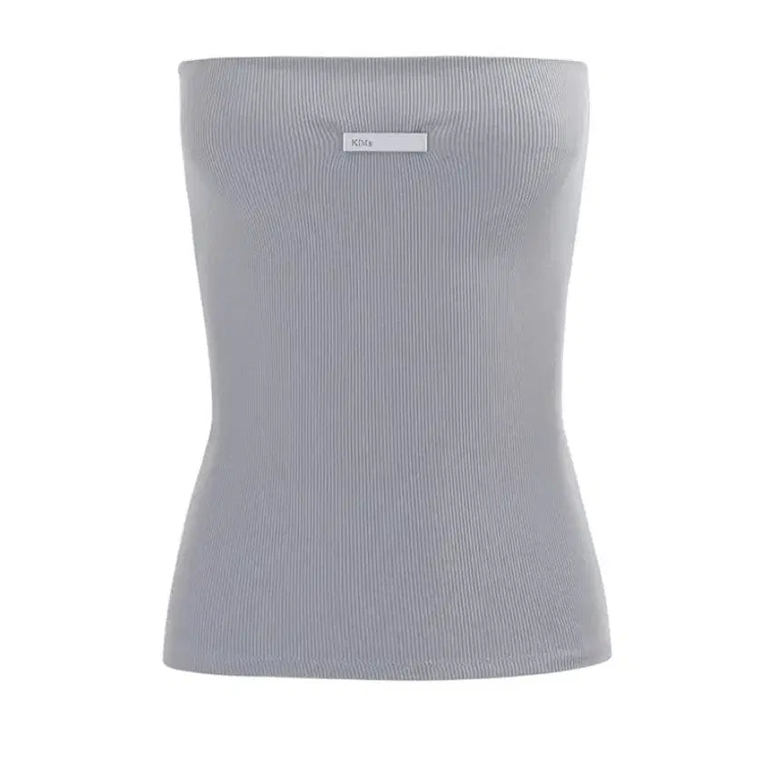 [BUNJANG] Kimseoul Basic Tube Top (Blue Grey) / kimseoul 킴즈서울 111 basic tube top 블루그레이