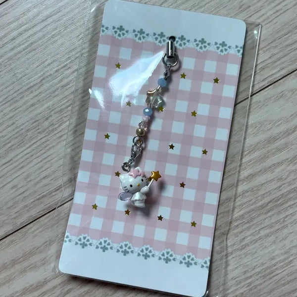 [BUNJANG] Hakodate Limited Edition Angel Fairy Kitty Strap (Sealed) / (미개봉 새상품) 홋카이도 한정 하코다테 천사 엔젤 요정 키티 스트랩