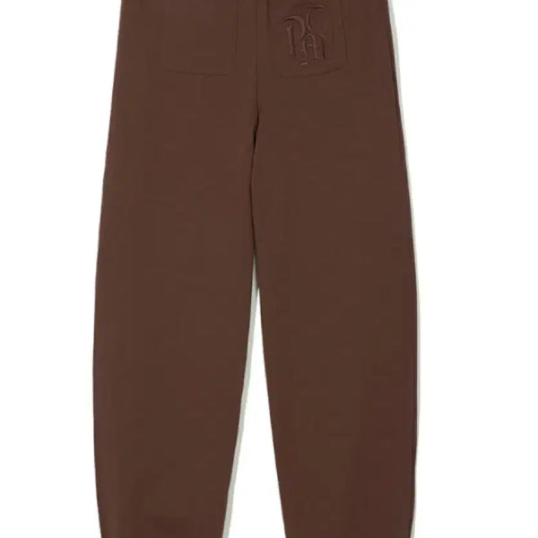 [BUNJANG] Partimento Circle Logo Sweatpants Brown (Unisex) / 파르티멘토 서클 로고 스웨트팬츠 브라운(남녀공용)