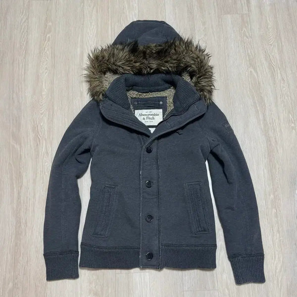 [BUNJANG] Abercrombie & Fitch Wool Wolf Camshell Mountain Hooded Zip-Up Jacket / 아베크롬비 울프죠 캠쉘 마운틴 후드 집업 M 양털 퍼 자켓 00s y2k