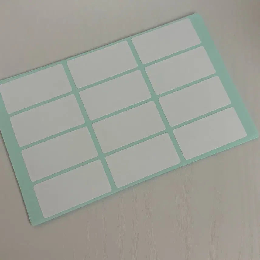 [BUNJANG] Daiso Label Stickers (4.3*2.1 cm) - Sold in sets of 5 / 5장 소분띵,재고1)다이소 견출지 4.3*2.1 cm 다꾸