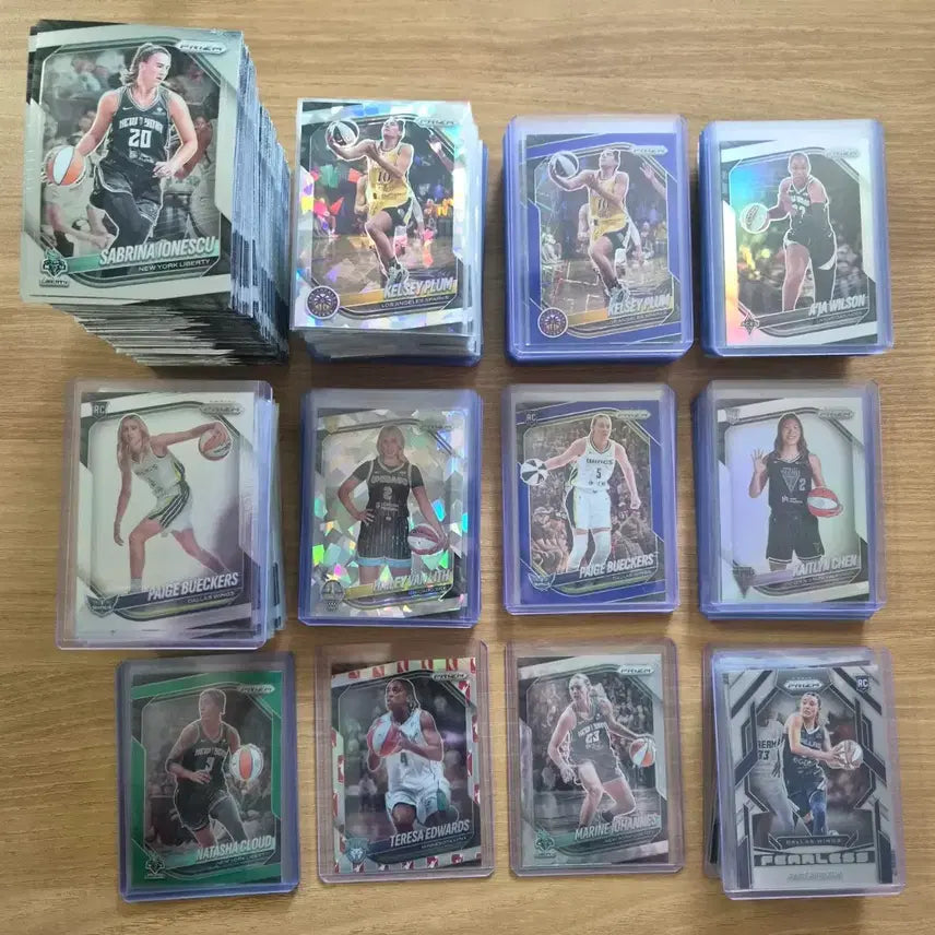 [BUNJANG] Panini Prizm 2025 WNBA Trading Cards Bundle Set (400 Cards) / 2025 파니니 프리즘 WNBA 카드 400장 대량 일괄