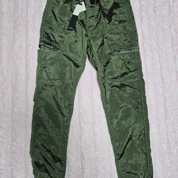 [BUNJANG] Stone Island Metal Nylon Cargo Jogger Pants (Size 28-29) / 미시착 새상품28-29-S 스톤아일랜드 메탈나일론 카고조거팬츠 28-29