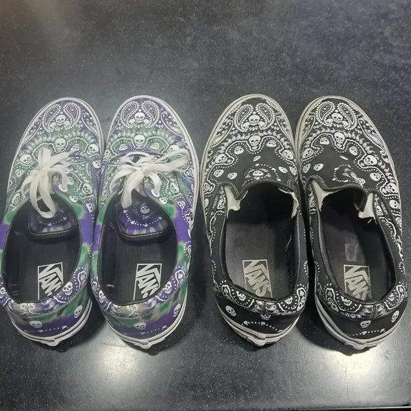 [BUNJANG] Vans Bandana Skull Slip-On Shoes / 무배)반스 반다나 에라 타이다이 스컬/ 반스 스컬 슬립온 280