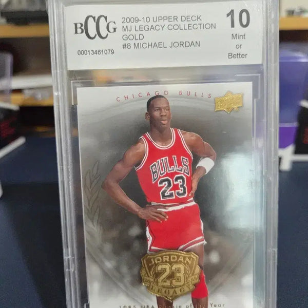 [BUNJANG] Michael Jordan BCCG 10 Upper Deck Legacy Gold Card / 마이클 조던) BCCG 10점 카드 Upper Deck 레거시 골드