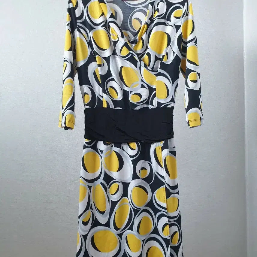 [BUNJANG] Yesica Yellow Long T-Shirt Dress / 예시카 옐로우 롱티겸 원피스 신축성아주좋음 싸이즈55