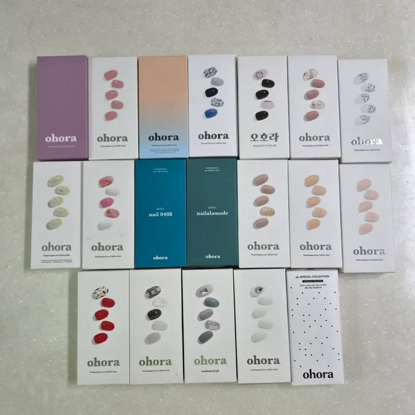 [BUNJANG] Ohora Gel Nail Usage / 오호라 젤네일 사용분