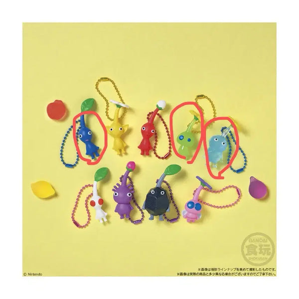 [BUNJANG] Pikmin Jelly Keychain [Sparkle] [Blue] / 피크민 젤리 키링 낱개 판매 [반짝] [파랑]
