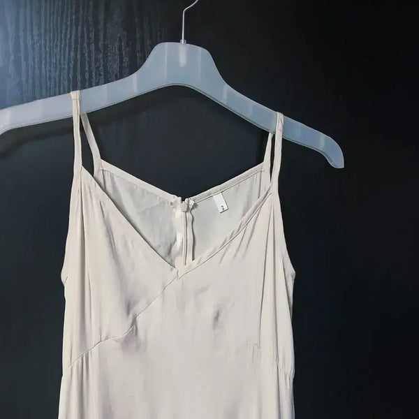 [BUNJANG] FROST J Satin Slip Dress Beige Size 55 / 프로스트 제이 세틴 슬립 원피스 55