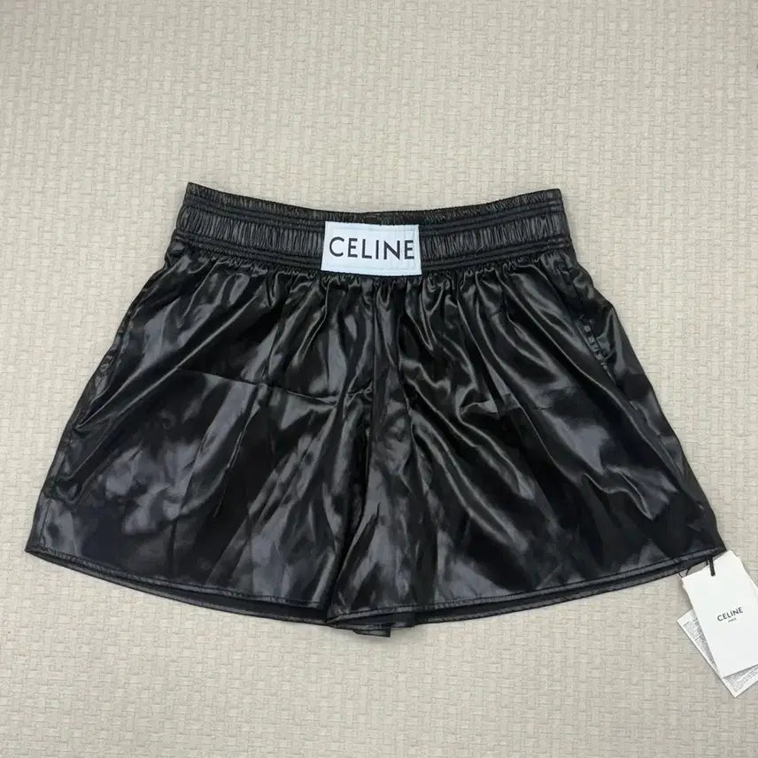 [BUNJANG] Celine Satin Boxing Shorts / [새상품] 셀린느 새틴 복싱 쇼츠