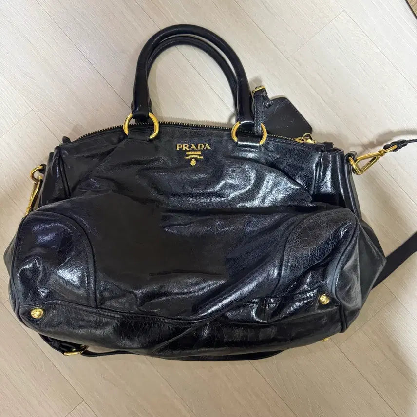 [BUNJANG] Prada Vitello Shine Tote Bag / 프라다 비텔로 샤인