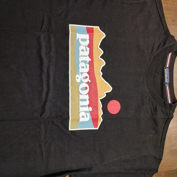 [BUNJANG] Patagonia Short Sleeve T-Shirt Black XXL / 파타고니아 반팔 티셔츠 블랙