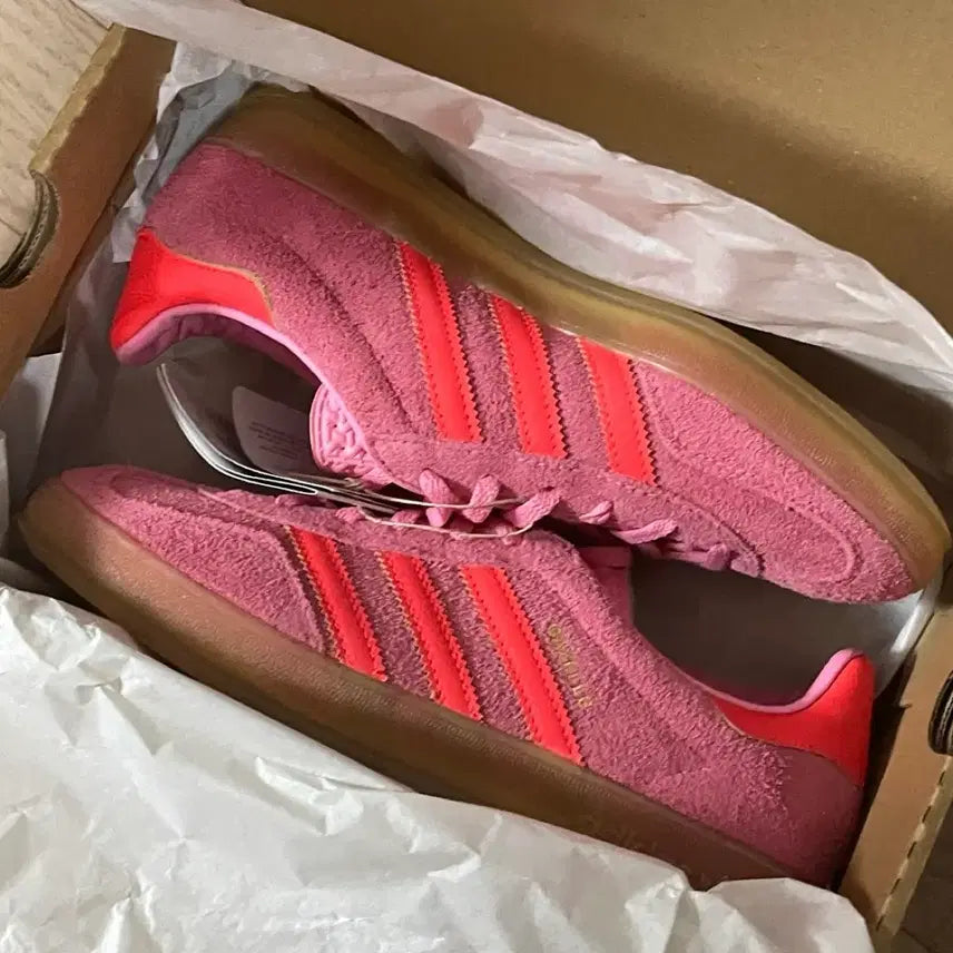 [BUNJANG] Adidas Gazelle Indoor Pink-Orange (235) / 급처) 아디다스 가젤 인도어 새상품 (235)