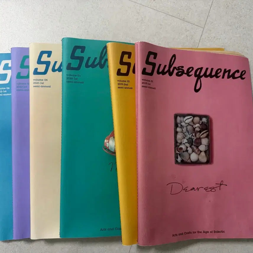 [BUNJANG] Visvim Subsequence Magazine Collection Vol. 1-6 / (f) visvim subsequence 매거진