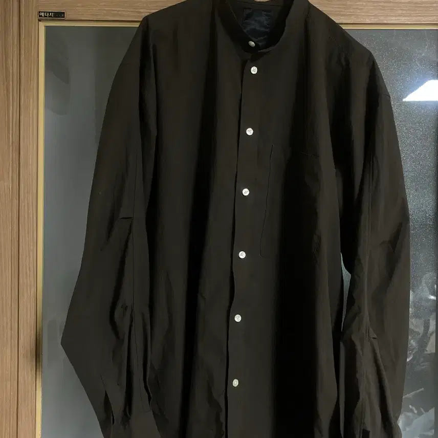 [BUNJANG] DAIWA PIER39 Stand Collar Shirt Brown / 다이와피어39 스탠드칼라셔츠 브라운