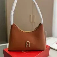 [BUNJANG] Furla Brown Leather Clutch Bag / 훌라 Furla 클러치백 갈색 소가죽 여성