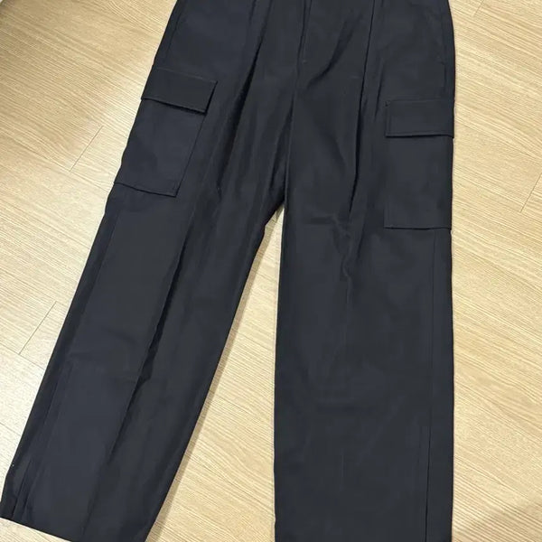[BUNJANG] Juun.J 23SS Ventile Cargo Straight Slacks Black / [48] 준지 23SS 벤틸 카고 스트레이트 슬랙스 블랙