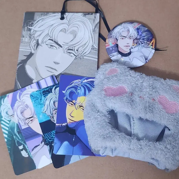 [BUNJANG] PLAVE Eunho Bundle Set Badge, Hat Keyring / 플레이브 은호 대쉬 뱃지 모자키링등 일괄