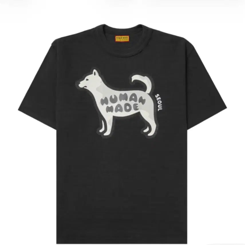 [BUNJANG] Human Made Dog T-Shirt Black Seoul Limited Edition L / 휴먼메이드 강아지 티셔츠 블랙 서울한정 L